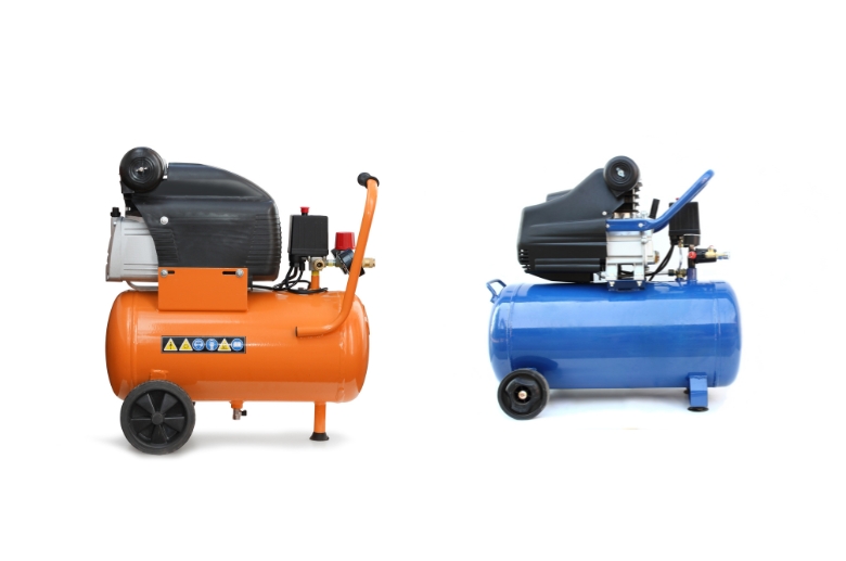 2 different kinds of air compressor.