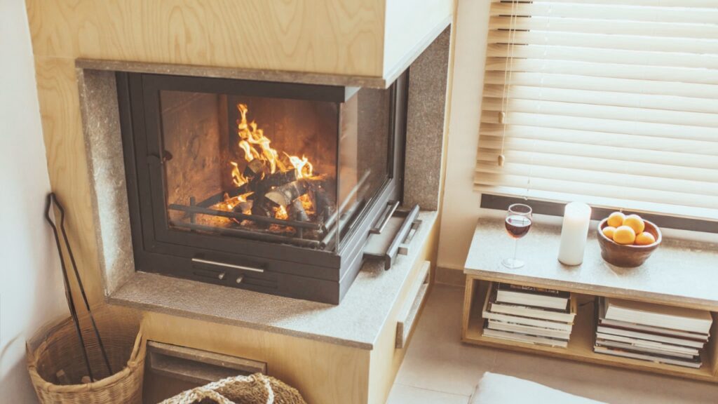 A prefab wood fireplace. Know if can you burn wood in a prefab fireplace.