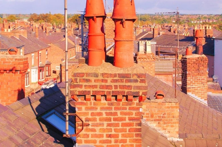 A chimney crown