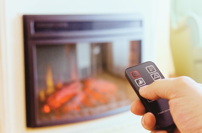 A gas fireplace remote.