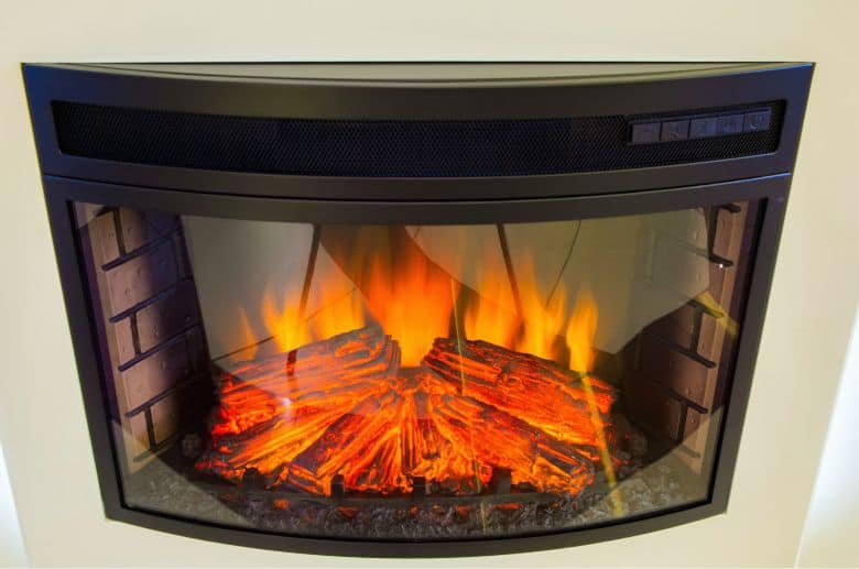 electric fireplace temperature can reach 9000 BTU's