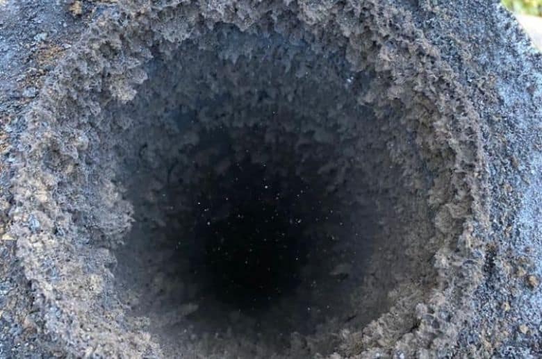 buildup of soot and creosote can lead to cracked chimney flue