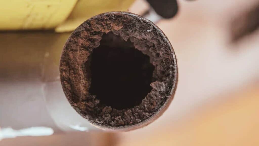 A clogged chimney flue. But Why Does My Chimney Keep Getting Clogged? Find out more.