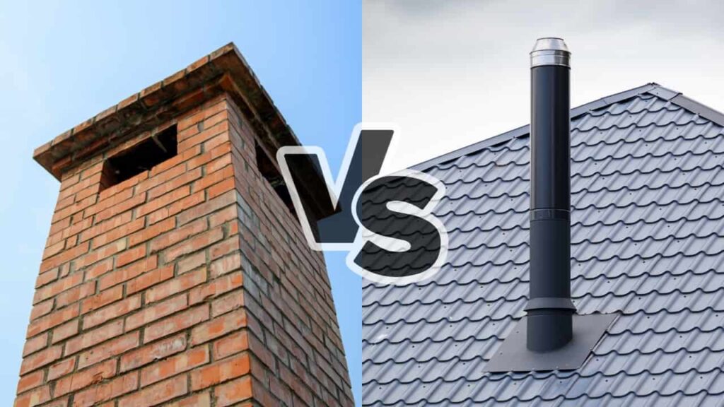 Masonry chimney compared with a metal chimney. Masonry Chimney vs Metal Chimney, which is better?