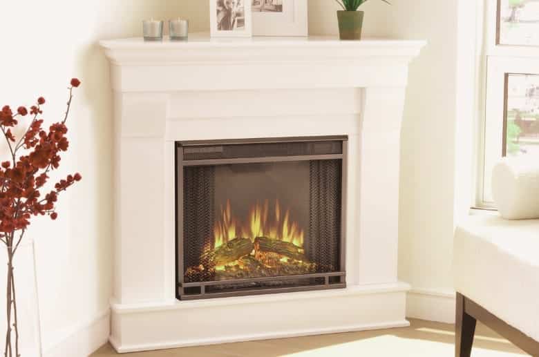 A ventless gas fireplace. There are different steps during a Gas Fireplace Conversion.