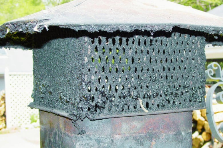 A clogged chimney cap.  But Why Does My Chimney Keep Getting Clogged? Find out more.