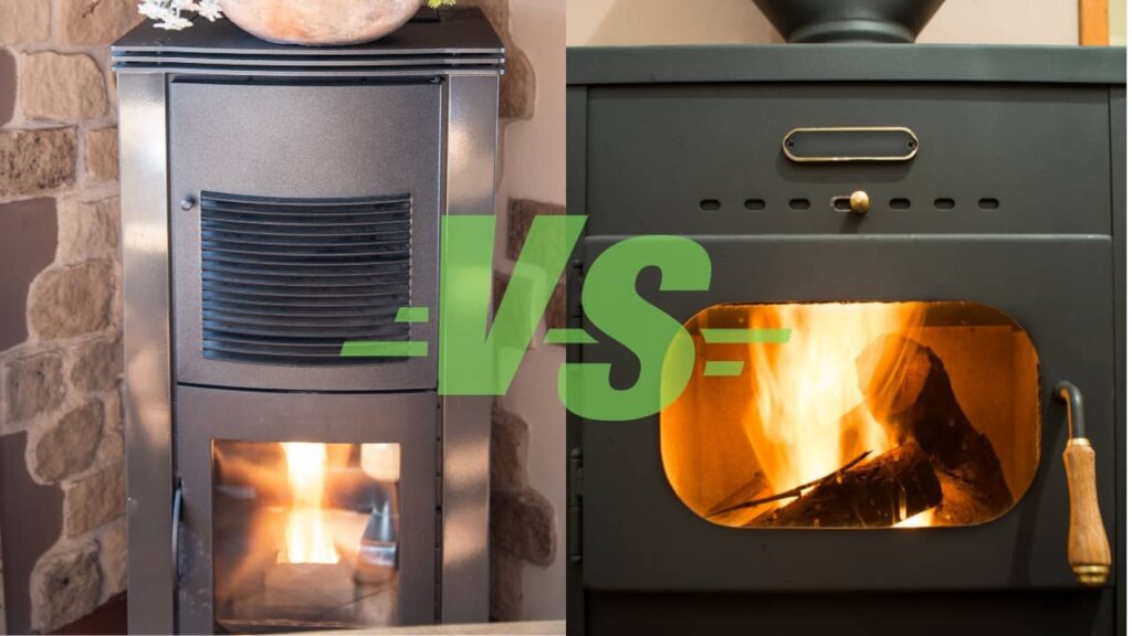 A Pellet Stove vs Wood Stove. Check comparison between the two.