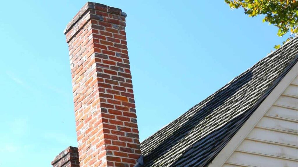 Tilted chimney