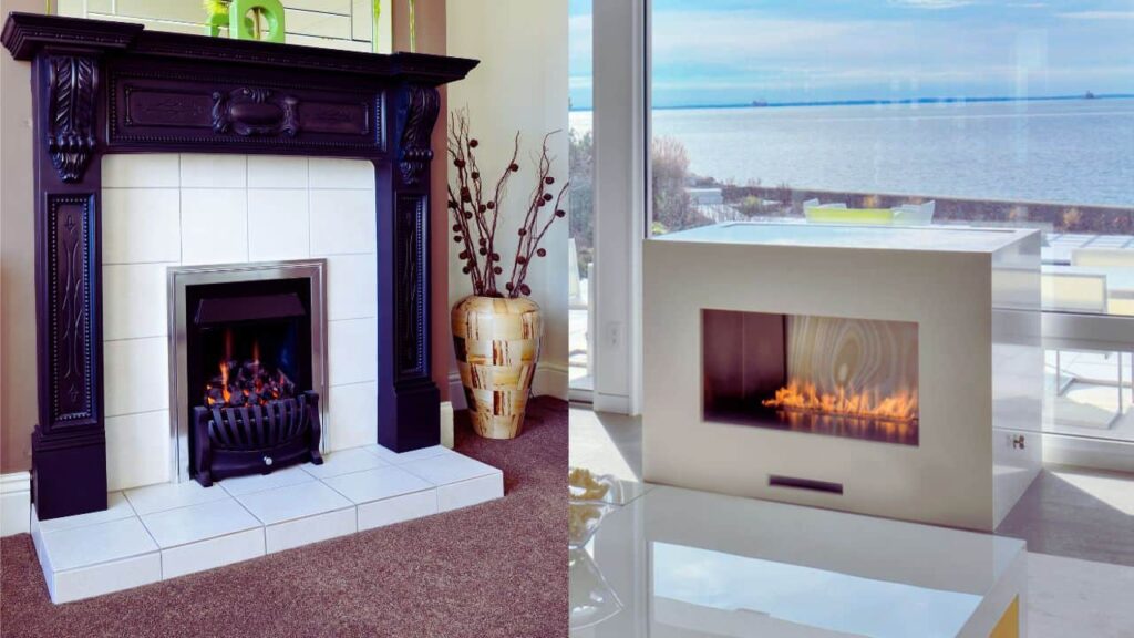 A Vented vs Ventless Gas Fireplaces. Know the pros and cons for each.