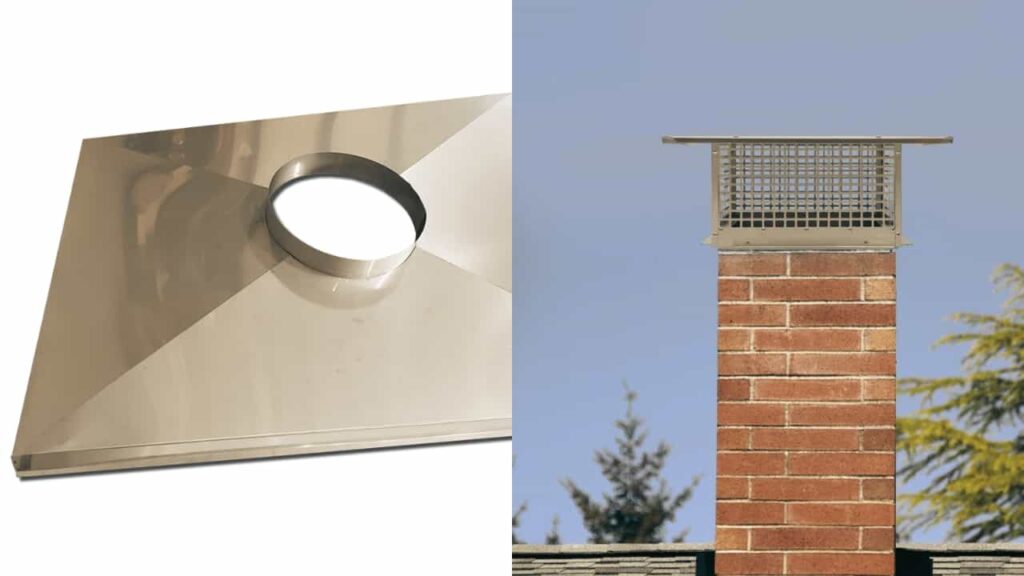 A chase cover and a chimney cap. Know what is the difference between a chase cover and chimney cap.