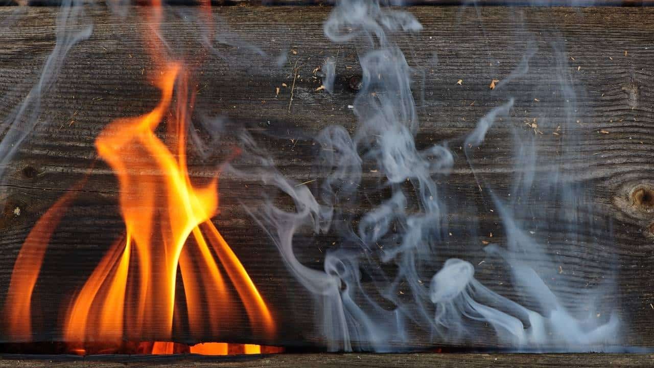 fireplace smoke