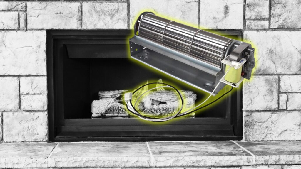 A gas fireplace and a blower. Know the reasons why a gas fireplace blower not working.