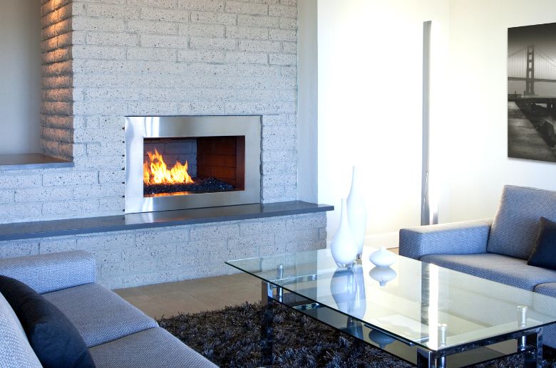 vented propane fireplace