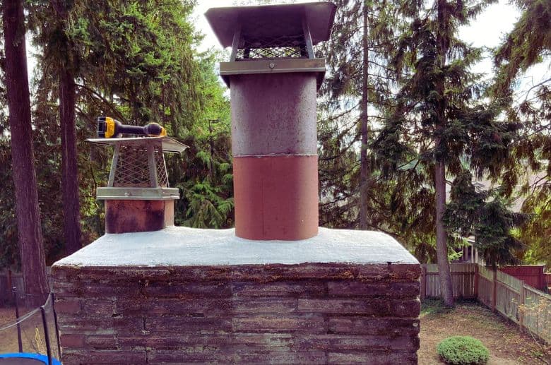 chimney cap helps prevent chimney bricks crumbling